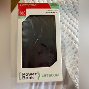 Letscom Power Bank new in box